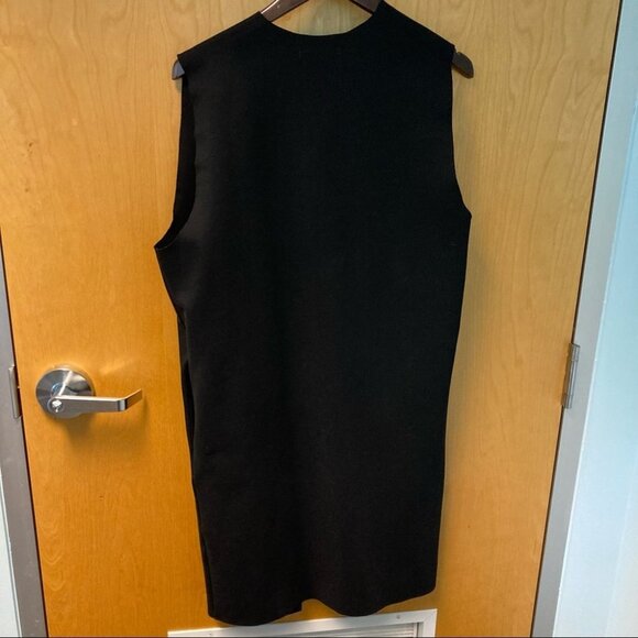 OAK  + FORT Sz S Oversized Knee Length Neoprene Open Style Vest - Picture 4 of 5